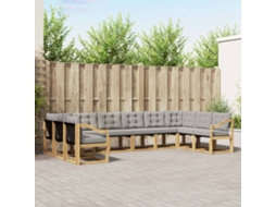 Vidaxl Conjunto De Sofás Para Exterior 10 Unid.