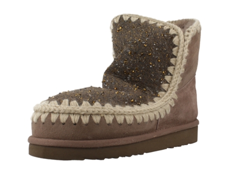 Sapatos de Mulher MOU Eskimo Hotfix Pele Castanho (37)