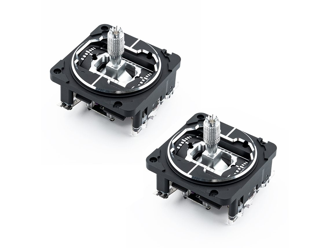 1 Unidade Gimbal de Metal Cnc com Sensor Hall Helloradio Vg01 com Pontas Joystick Sicky360 para Transmissor Rádio Helloradio V16 Max e Drone Fpv MDUG
