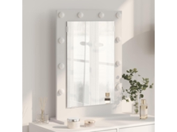 Vidaxl Espelho De Vaidade Retangular Branco 70 X 50 X 18 Cm