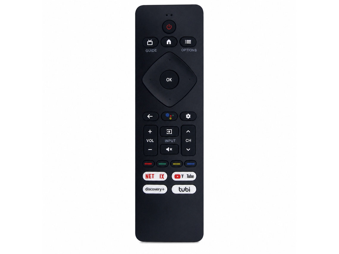 Comando À Distância Bluetooth Com Voz Rf439b Compatível Com Tv Philips 43pul7652/f7_dae