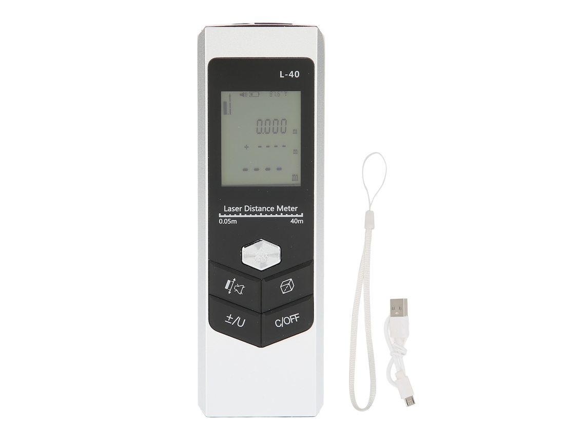 Laxiscreed Telêmetro Laser Recarregável De Alta Precisão Para Medições Rápidas E Profissionais