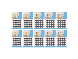 160pcs Protetores De Pés De Móveis Redondos Antiderrapantes Para Mesa E Cadeira Com Absorção De Impacto