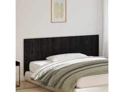 Vidaxl Cabeceira de Cama Carvalho Preto 160 X 1.5 X 80.5 Cm