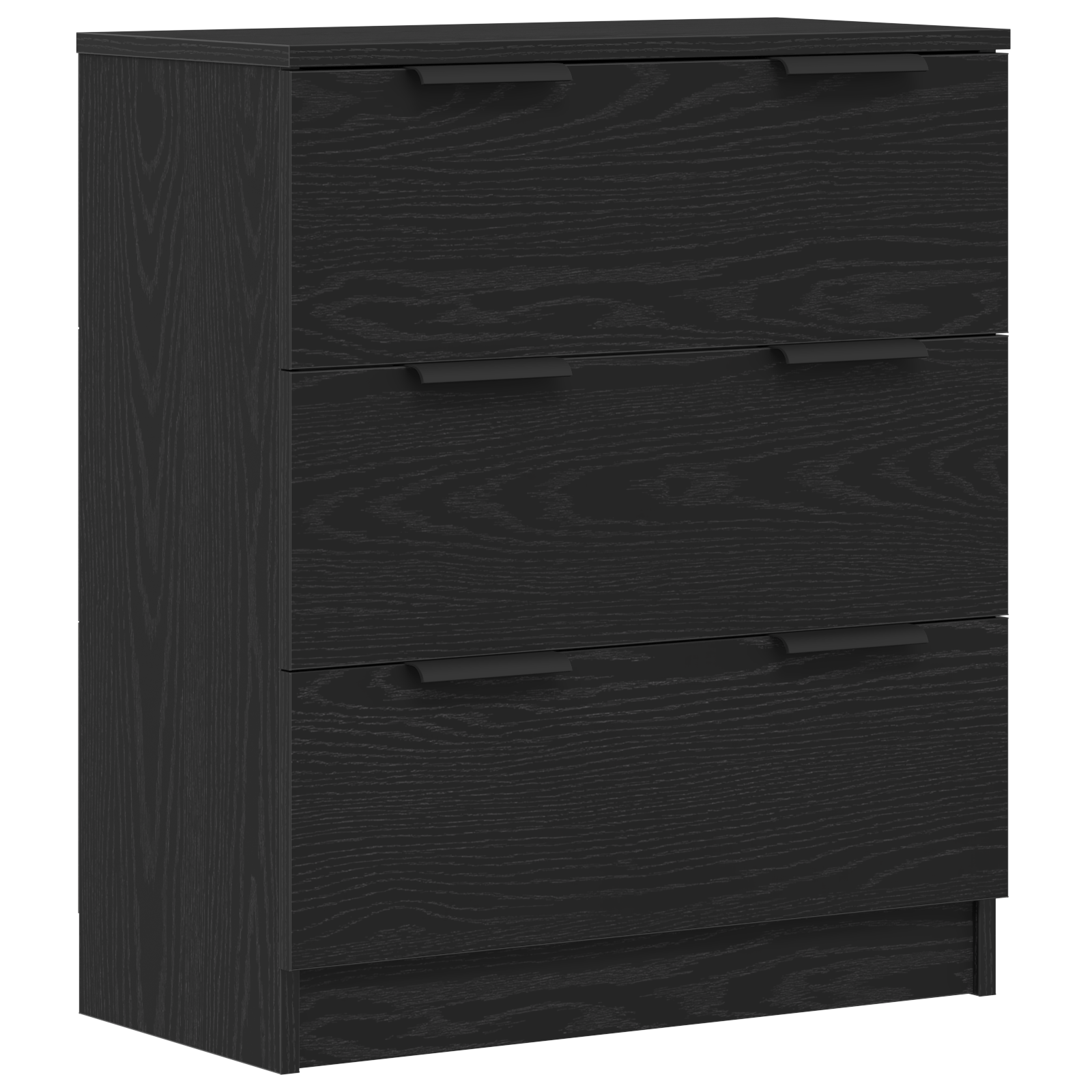 Conjunto 1 Aparador De Jantar Vidaxl Preto Derivados De Madeira (60 X 30 X 70 Cm)