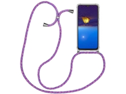 Capa Samsung Galaxy A40s HONGWE. Com corda Transparente