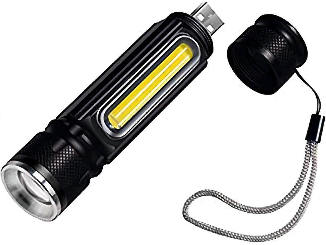 Lanterna Led Recarregável Potente Pb, Lanterna Com Carregador Usb, Mini Lanterna De Acampamento À Prova Dágua Olysi Shop