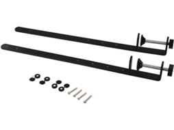 Braçadeira Extensível Para Computador Pacote Com 2, Suporte De Fixação Metal Para Mesas 1a 5, 5cm De Espessura, Suporte