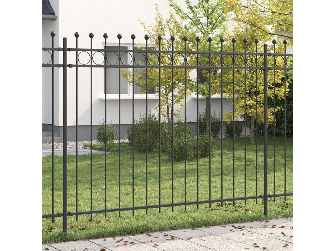 Vidaxl Cerca De Anel Tilburg Preto