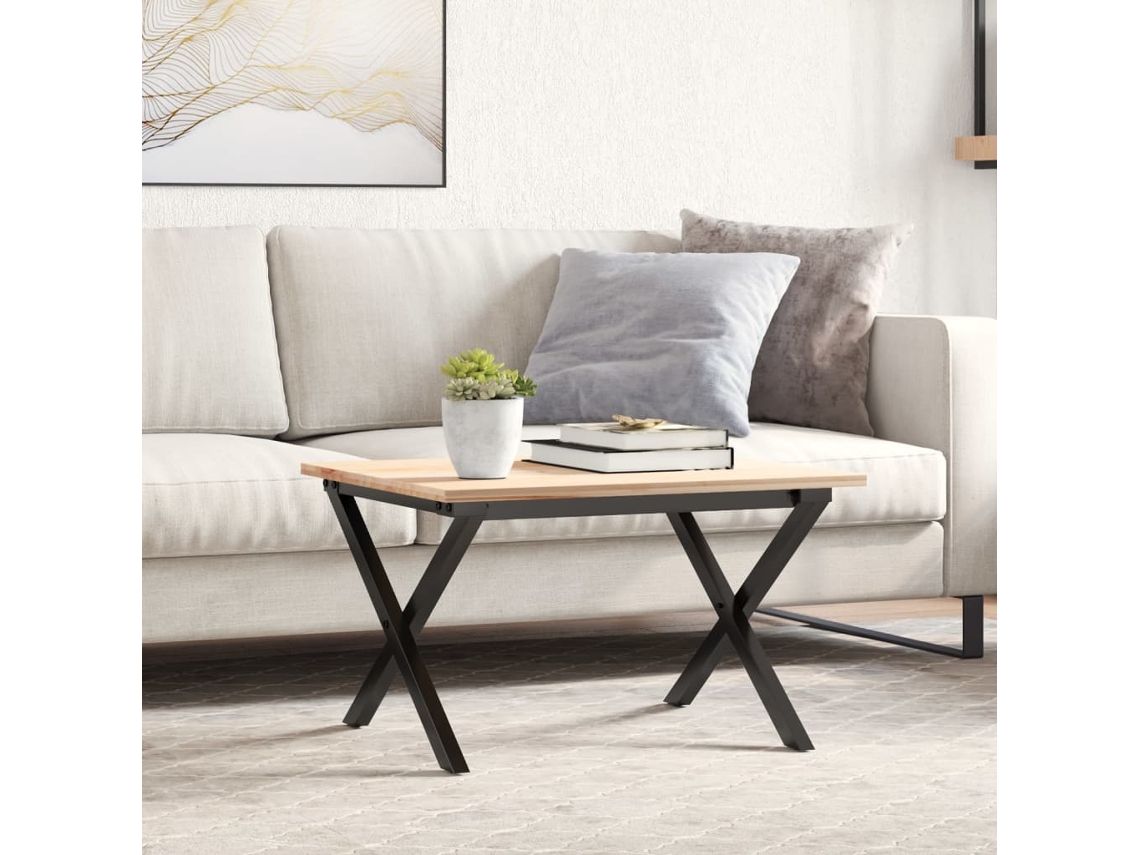 Vidaxl Pernas Para Mesa De Centro Estrutura Em X Aço