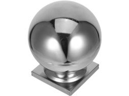 Bolas De Aço Inoxidável Luxshiny Para Postes Cerca, Com Encaixe Seguro E Suporte Estável Para Postes De Guarda Corpo Em