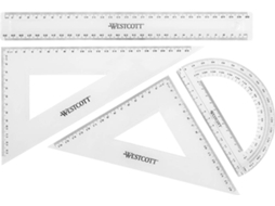Conjunto WESTCOTT de Matemática (4 Peças)