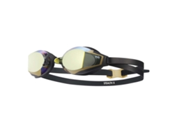 Óculos de Natação Stealth-X Mirrored Performance Preto Douradotyr