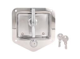 Fechadura Para Caixa De Ferramentas Com Alça Em T (aço Inox, 2 Chaves)