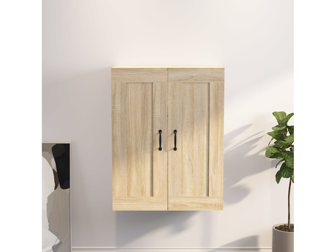 Vidaxl Armário De Parede Suspenso 69,5x32,5x90 Cm Carvalho Sonoma
