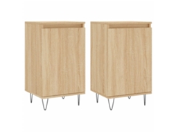 Sideboard, Sideboards Vidaxl Marrom Madeira Processada (n/a)