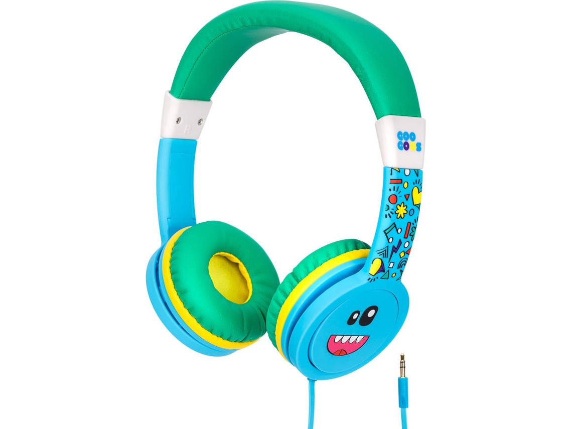 Auscultadores com Fio GOODIS Googoos Azul (On Ear - Azul)