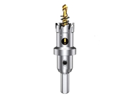 Serra De Furo De Carbeto De Tungstênio 22mm Tct Com 1 Broca Guia Titanizada Para Metais Duros