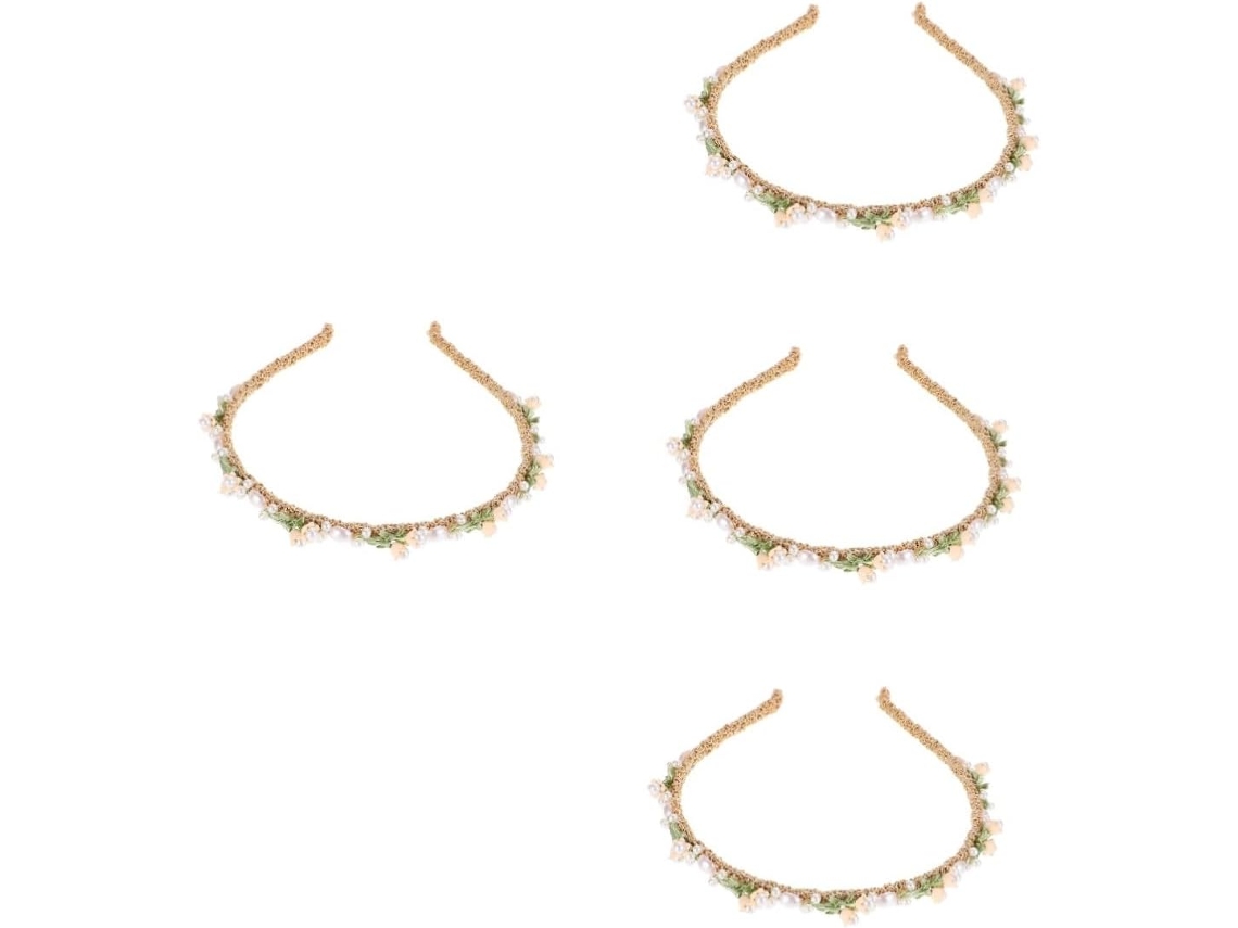 Conjunto De 4 Faixas De Cabelo Modernas Para Bebês E Meninas, Acessórios De Cabelo Para Casamentos.