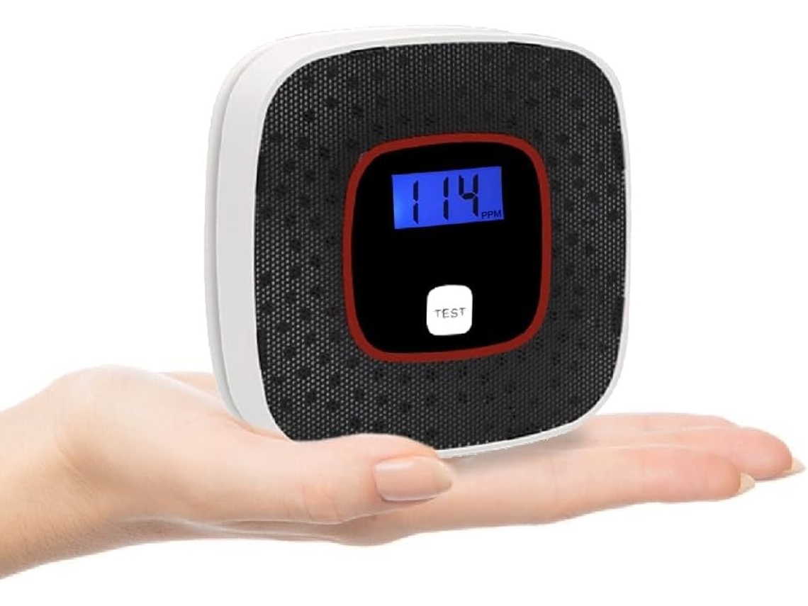 Lurelia Detector De Monóxido De Carbono, Com Visor Lcd, Alarme Sonoro, Para Cozinha