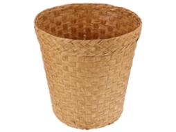 Cesto de Palha Trançada com Design Robusto e Fácil Mover, Ideal para Armazenamento Elegante em CHABERLU
