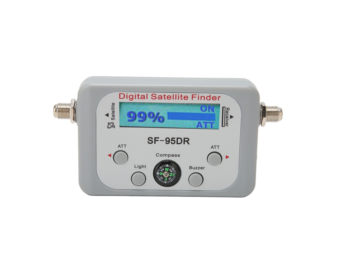 Detector Satélite Digital LAXISCREED com Bip e Bússola