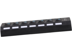 Hub Usb Com Portas De Carregamento E Dados, Compatível Com Laptops E Tomadas Americanas, Hub De Dados Portátil Hub Usb Com Portas De Ca Gokoco