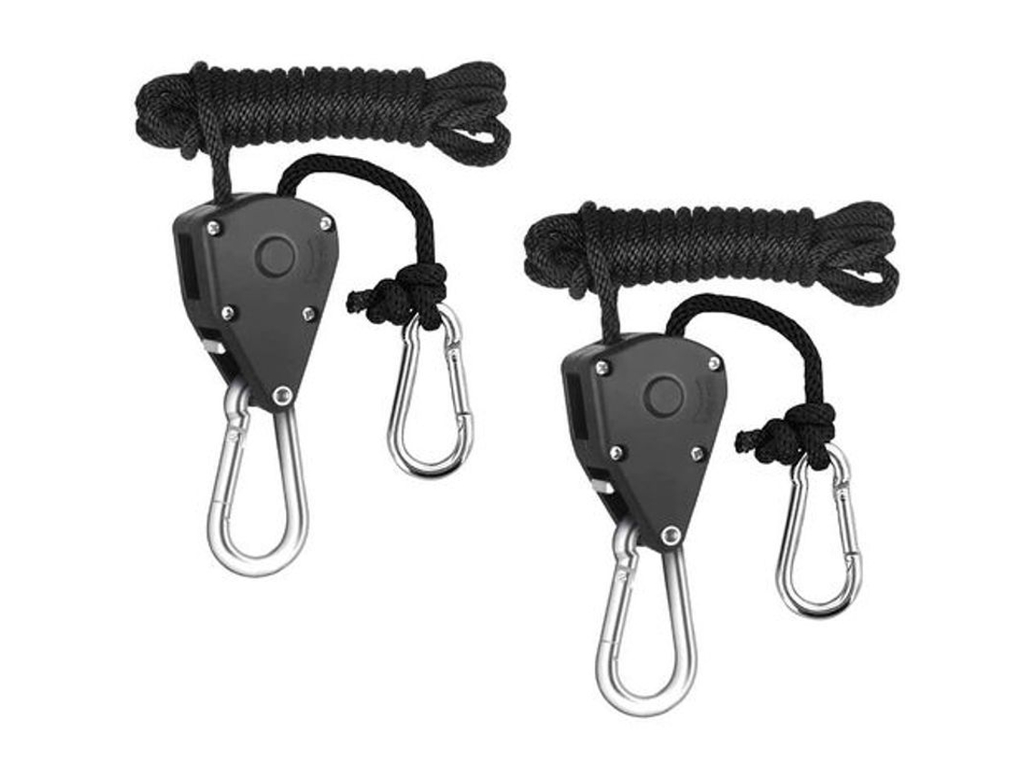 2026 2 Pcs Polia de Engate com Corda Ajustável para Suspensão Kayak Canoa Carga Até 30kg