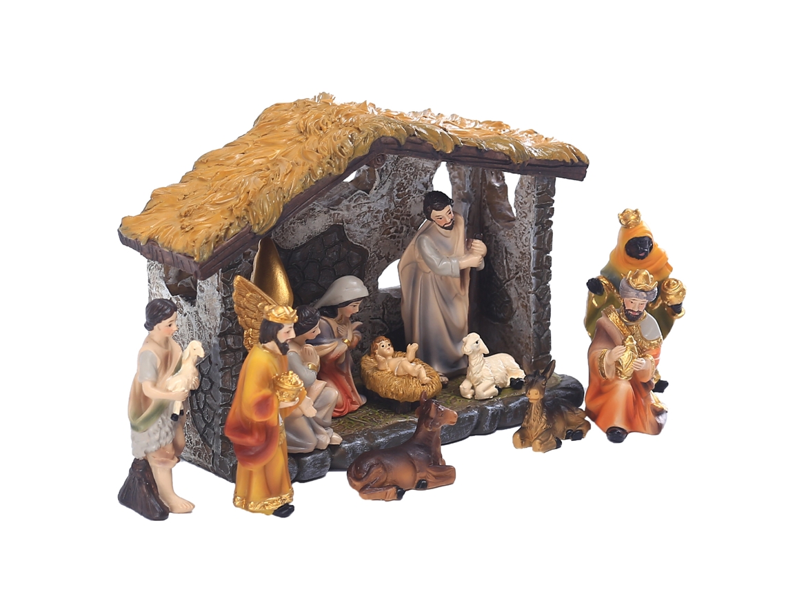 Conjunto Nascimento Jesus Natal Decoração Presente