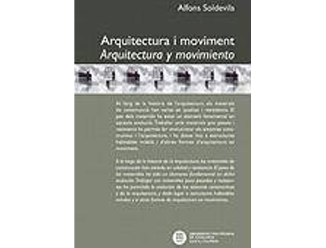 Livro Arquitectura I Moviment de Alfons Soldevila Barbosa (Espanhol)