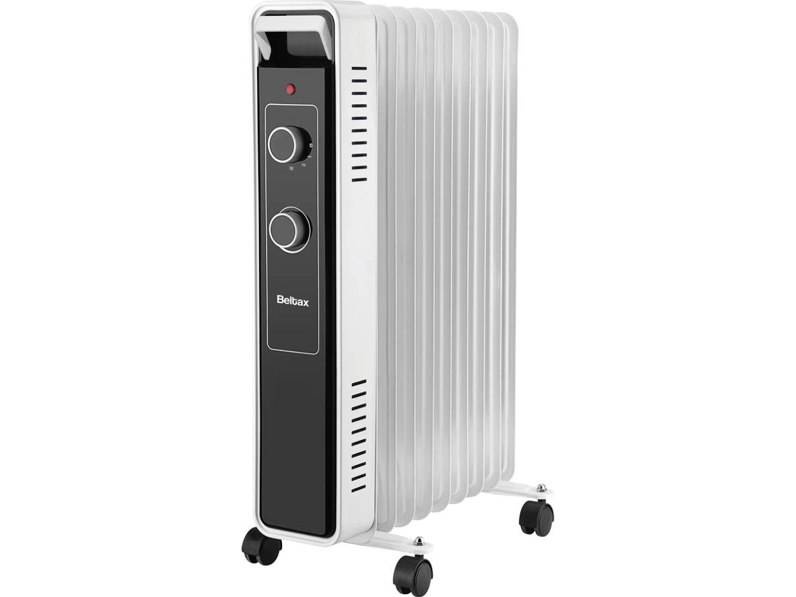 Aquecedor a Óleo BELTAX BOH0922 (2000W - Branco e Preto)