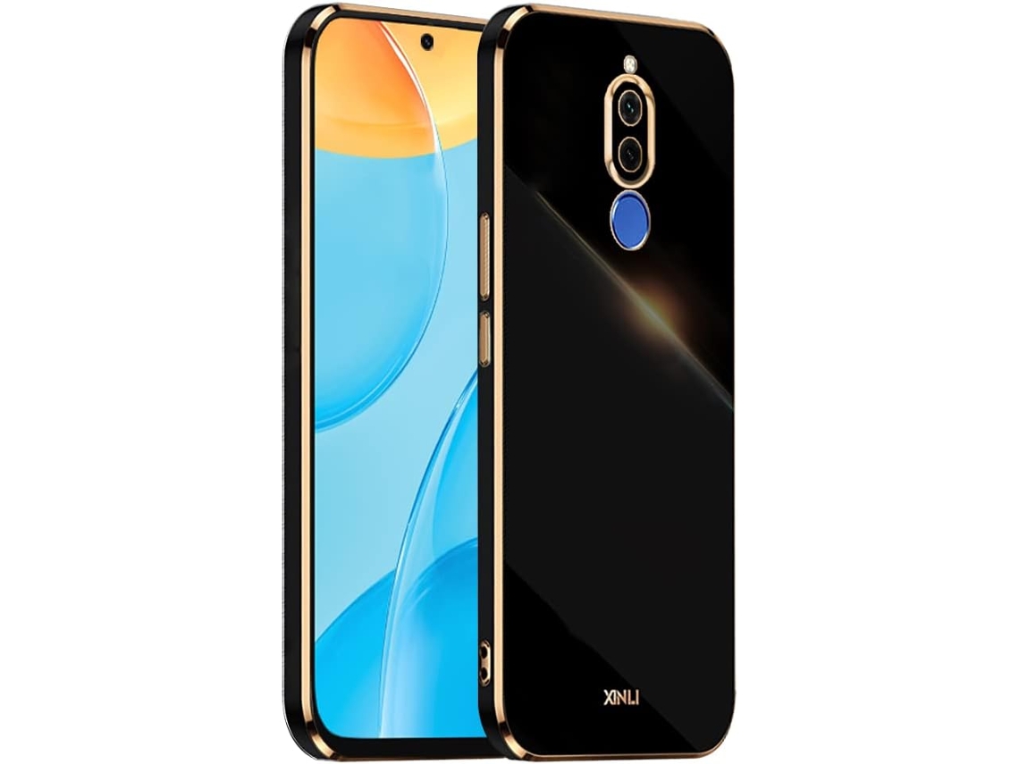 Capa Quadro Galvanizado Lite para Huawei Mate10 Lite HONGWE. Preto