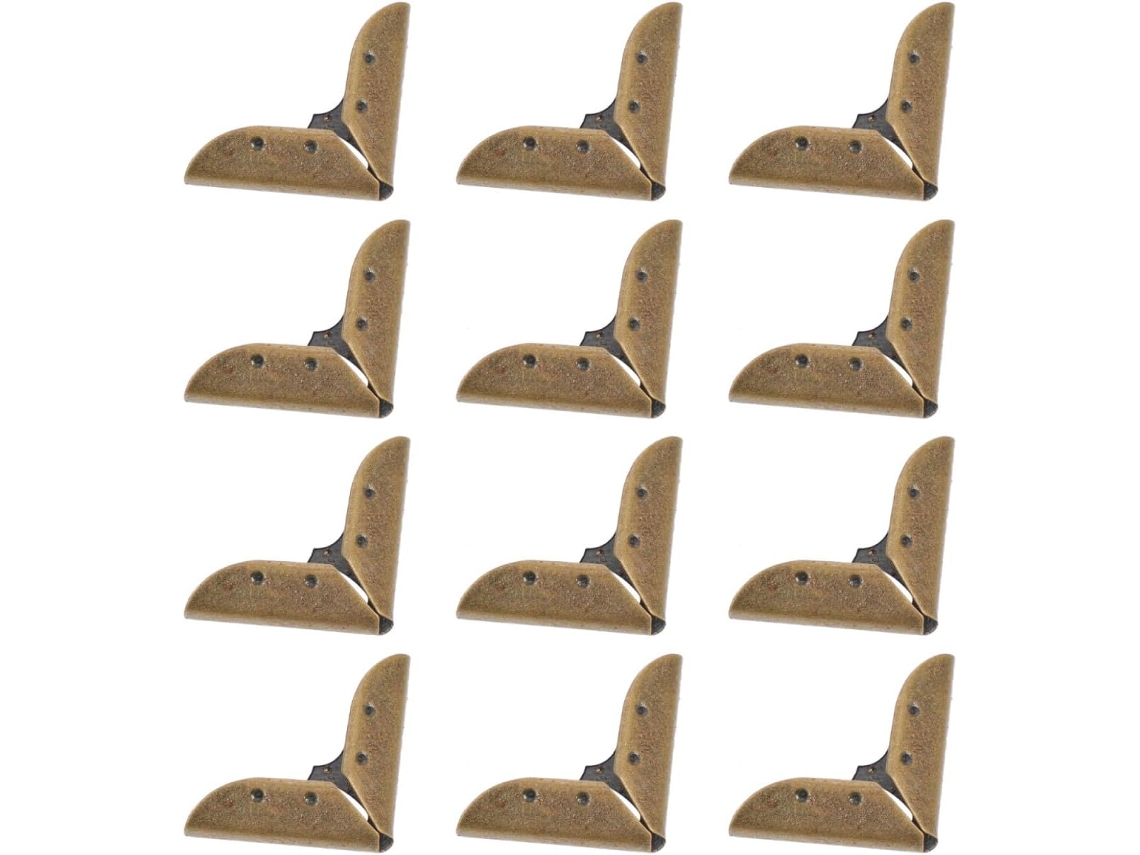 Holibanna Proteções De Ângulo Em Metal Rétro Creuses Style Unique Lot De 12 Protège - Carnet Décoratif Et