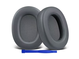 Almofadas de Substituição HEXINYIGJLY para Sony Wh ult900n, em Pele Macia com Espuma de Absorção Sonora Cinza