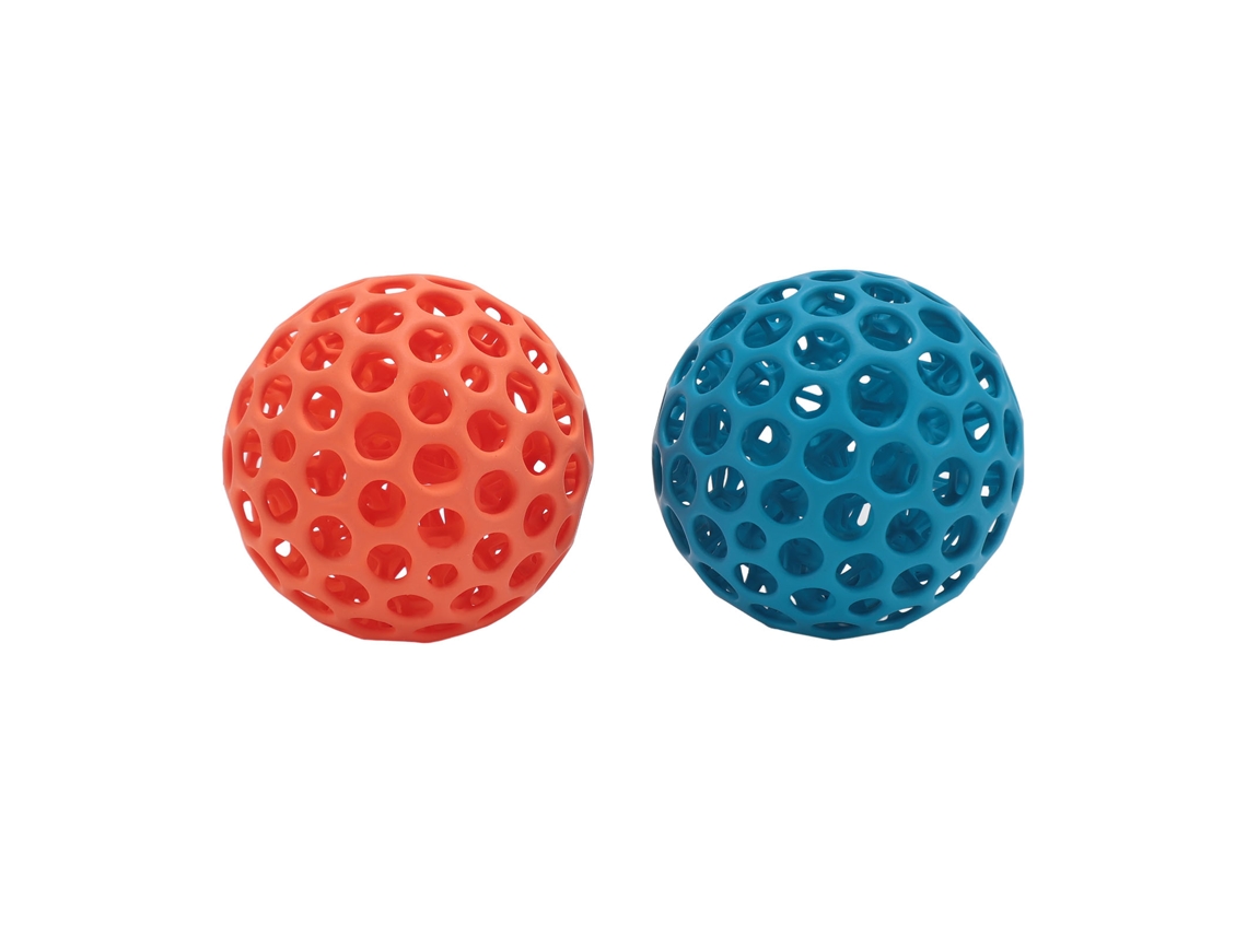 Ats 2 Unidades de Pelota Antiestrés Malla Hueca Impresa En 3d Elástica para Apretar Y Aliviar Ansiedad Juguete de Agarre para Manos