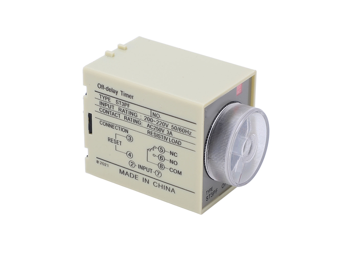 Relé de Retardo Apagado Berm Control Knob 220v | S/MARCA