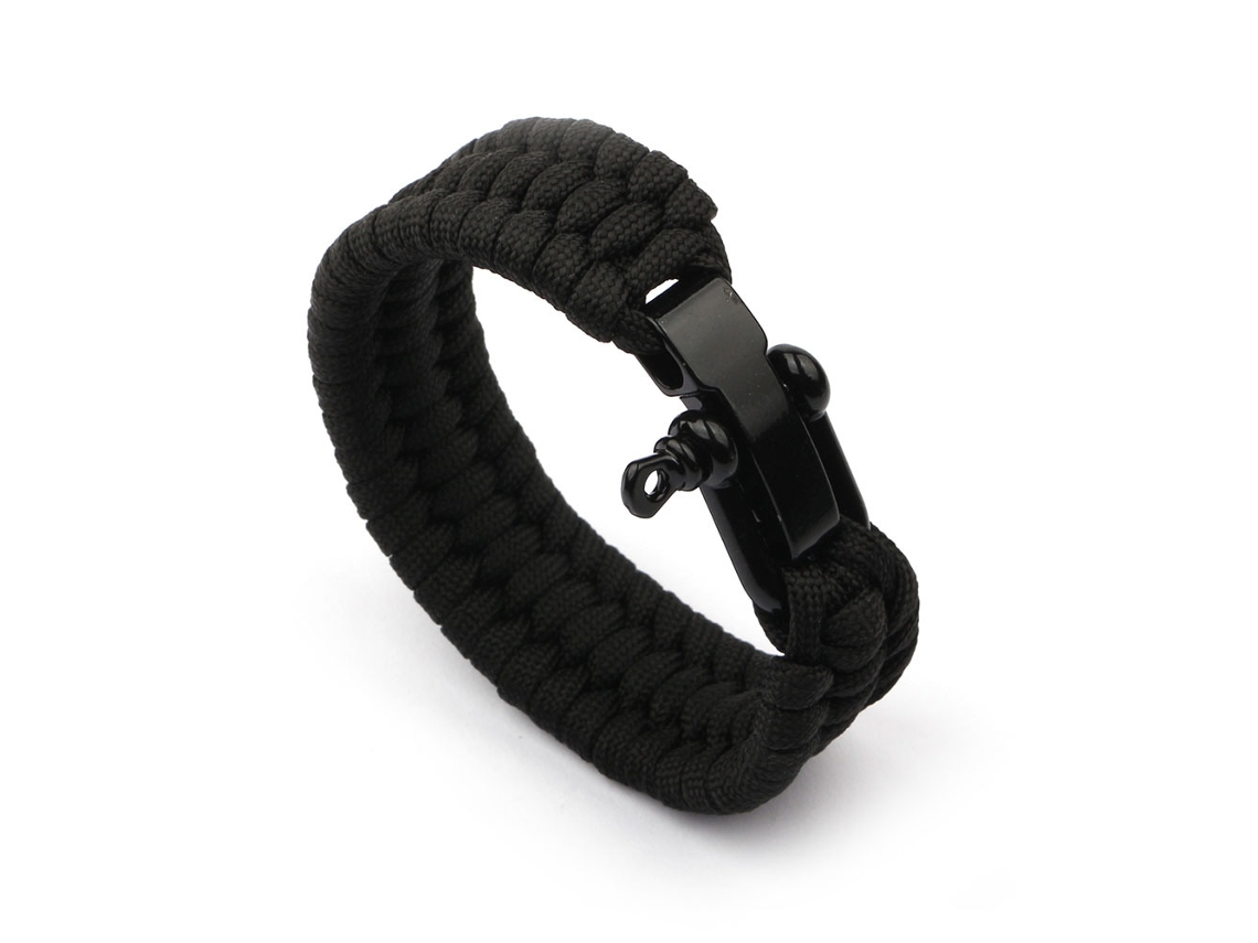 Pulseira Tática de Paracord com Capacidade para 55 BRILVIBERA