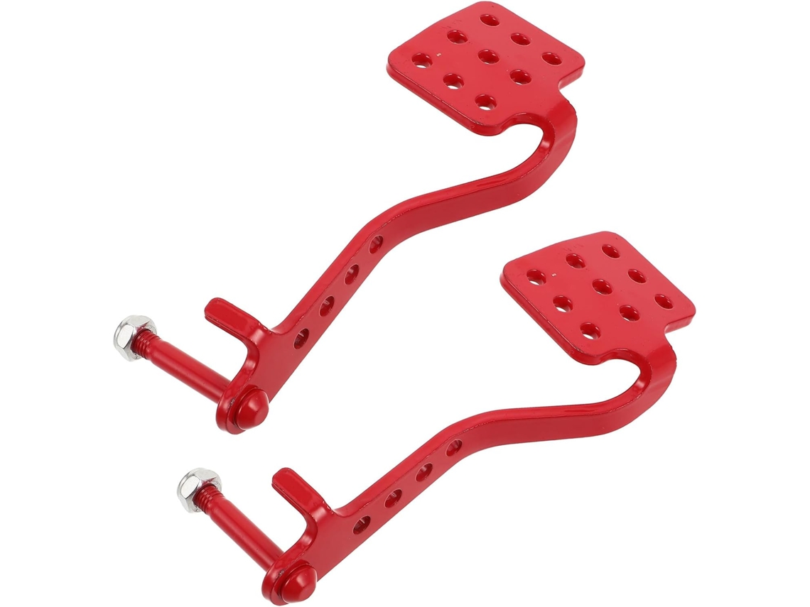 Kit de pedais de metal para kart, incluindo freio e acelerador, com resistência.
