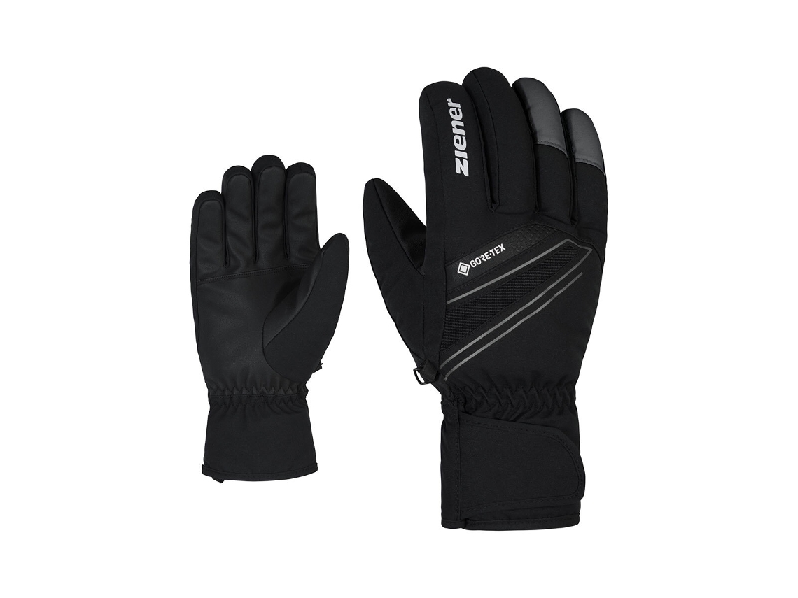 Luvas de Ski para Homem ZIENER (Tamanho 10 - Preto)