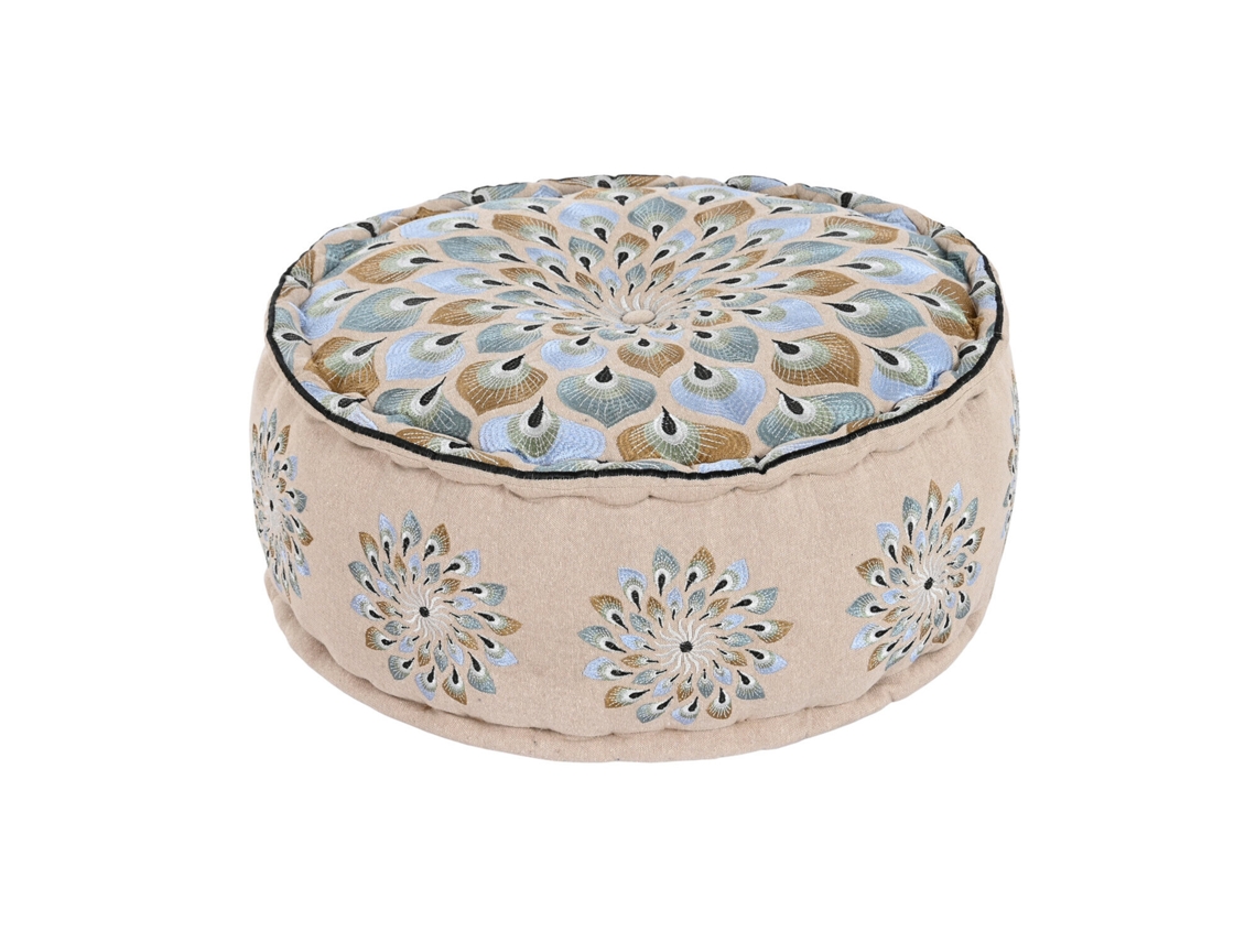 Almofada de Chão em Algodão Azul, 60x60x27cm ALEXANDRA HOUSE LIVING