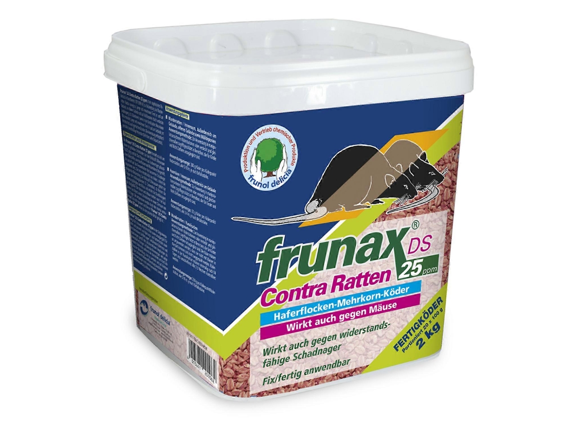 Frunax® Ds Mata Ratos (25 Ppm), 2 Kg