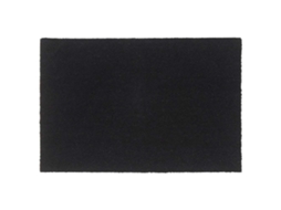 Vidaxl Tapete De Porta 60x90 Cm Fibra De Coco Tufada Preto