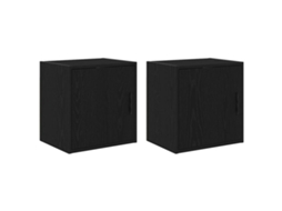 Vidaxl Armários De Parede Para Garagem 2 Pcs Derivados De Madeira