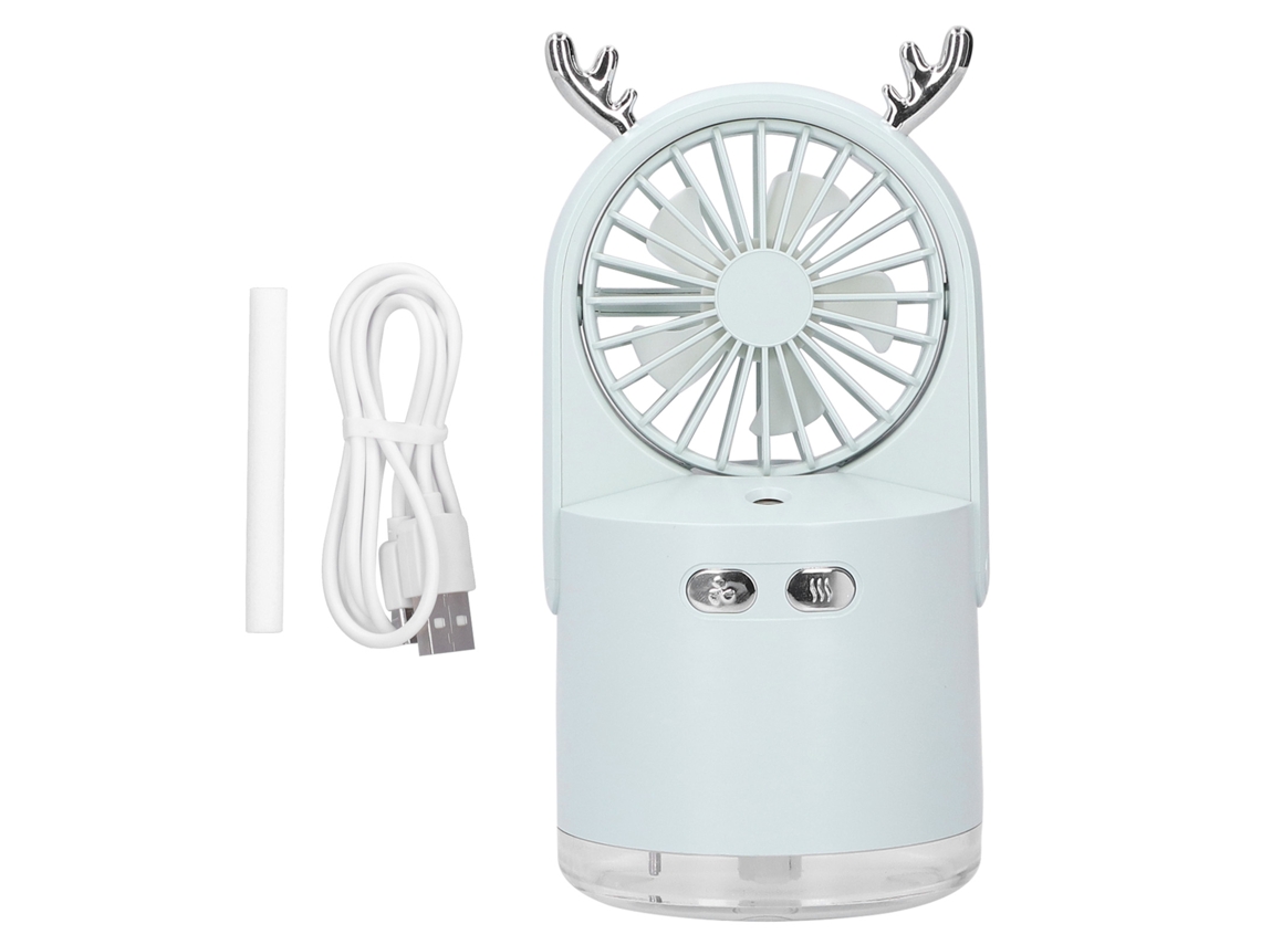 In 1 Usb Charging Spray Fan Portable Home Office Skin Moisturizing Mint Green