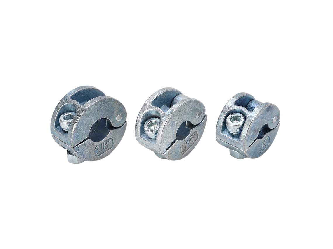 3pcs Colares De Parada Para Broca De Aleación De Zinco Anillos De Parada De Profundidad Com Chave Allen Tipo Aberto