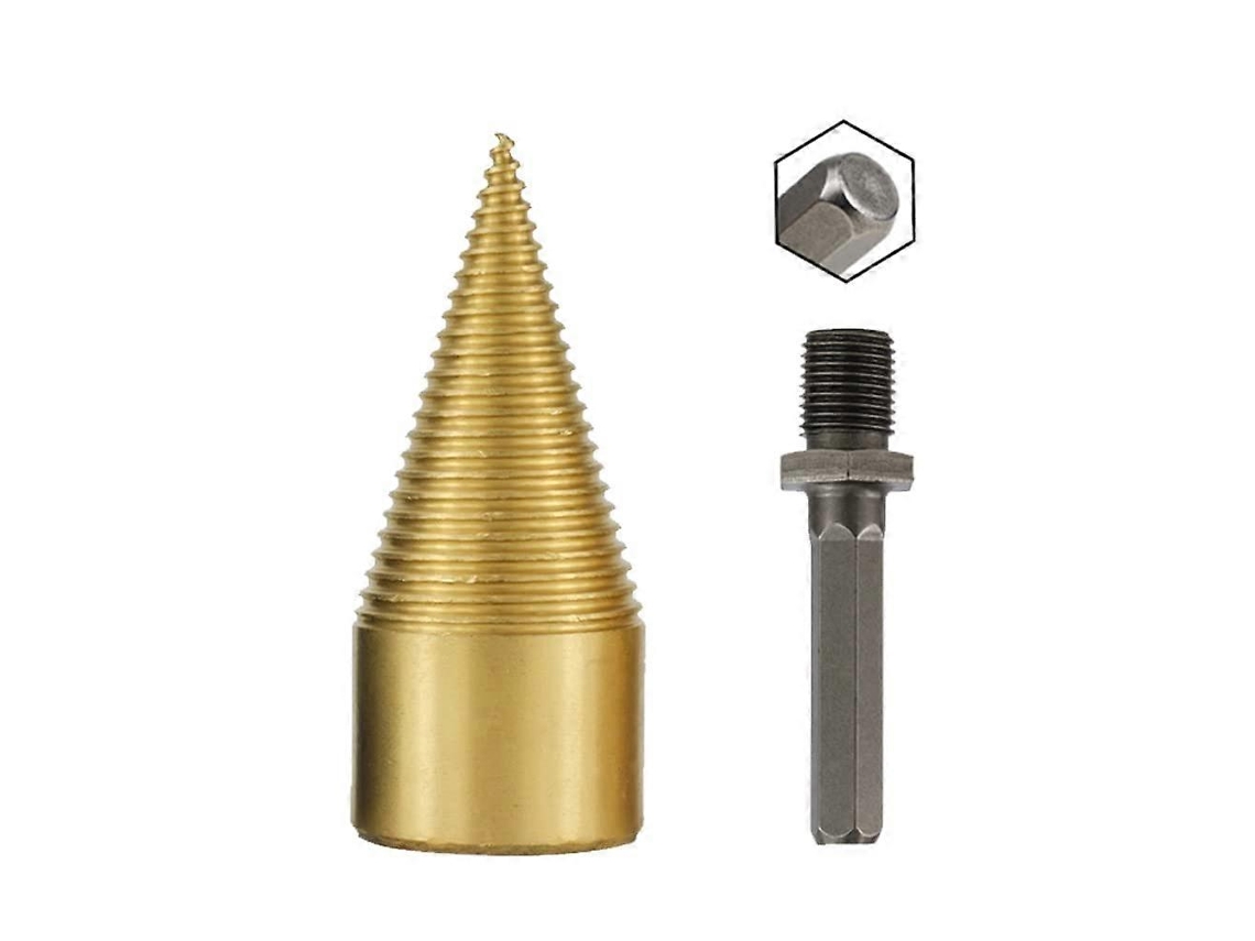 Broca para Madeira 42mm, Mango Hexagonal, Titanio | S/MARCA