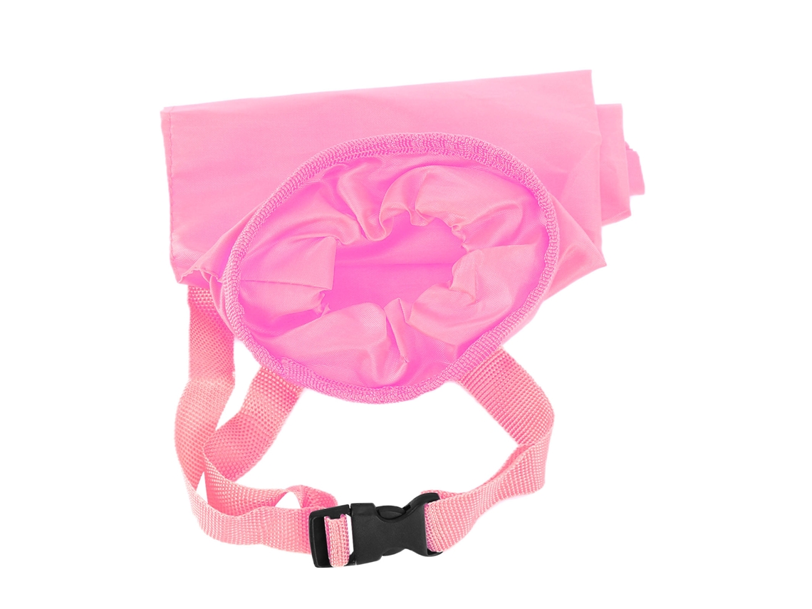 Saco de Lixo para Carro Hanging com Fecho Velcro e Cinto Ajustável Multifuncional Rosa
