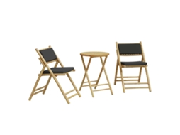 Bistro Set, Bistro Sets Vidaxl Marrom Bambu (n/a)