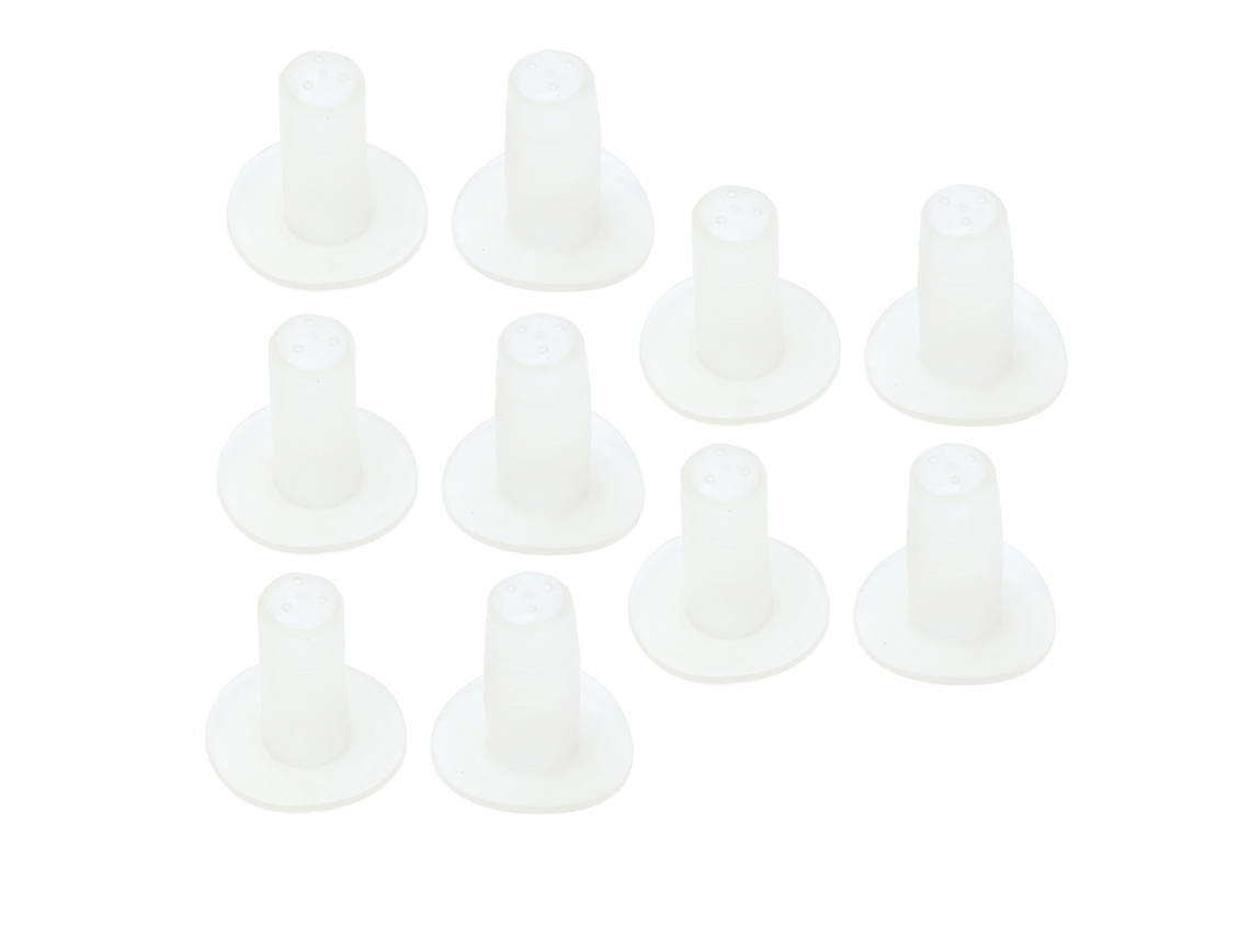 20 peças comedouros para pássaros, plástico, gaiola, bebedouro, para papagaio, branco, 9x6cm