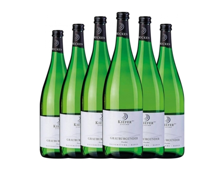 Vinho branco FRIEDRICH KIEFER Pinot Cinza Seco Baden (1 L - 6 Unidades)